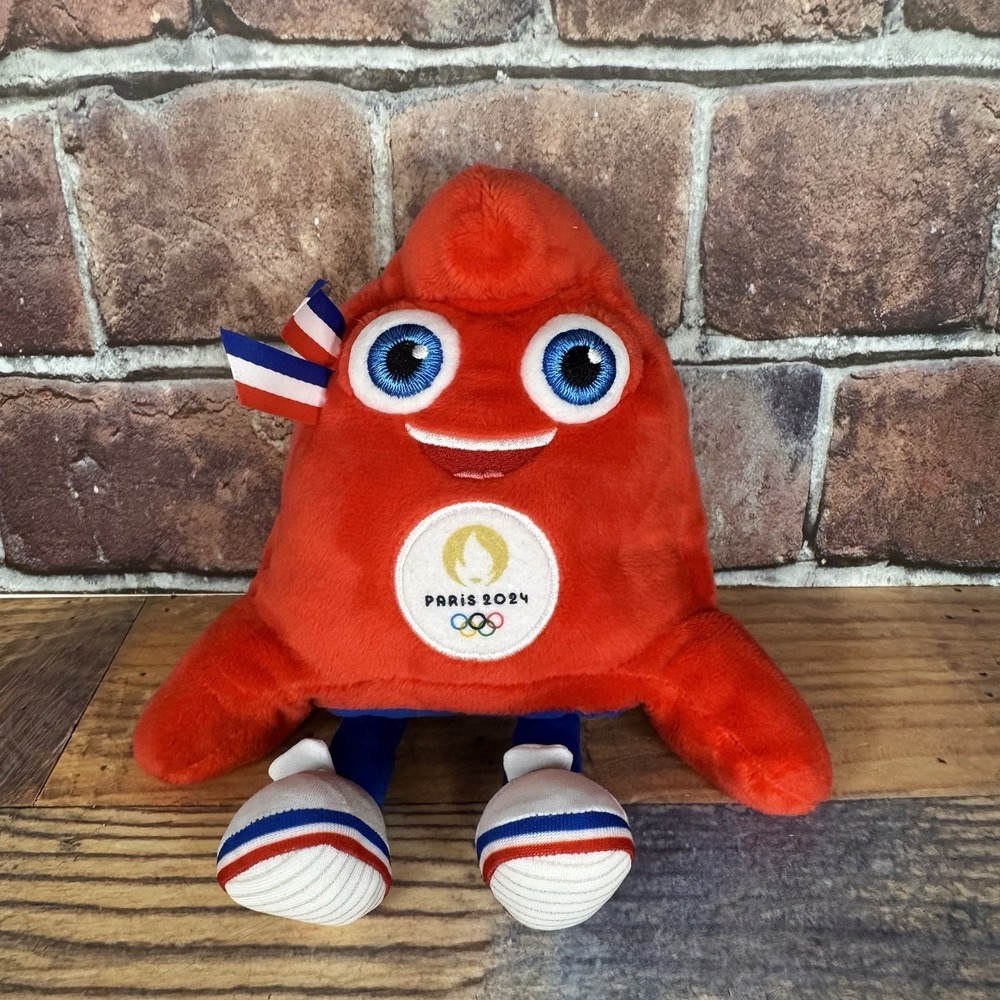 Paris 2024 Summer Olympics/Olympic Phryge Mascot Plush/Official Licensed 10"